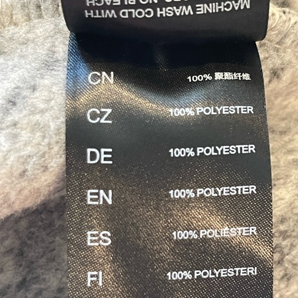 Kuhl Women’s Alaska Quarter-Zip Pullover, Faux Shearling Trim, Gray/Cream, Sz L - Picture 7 of 16